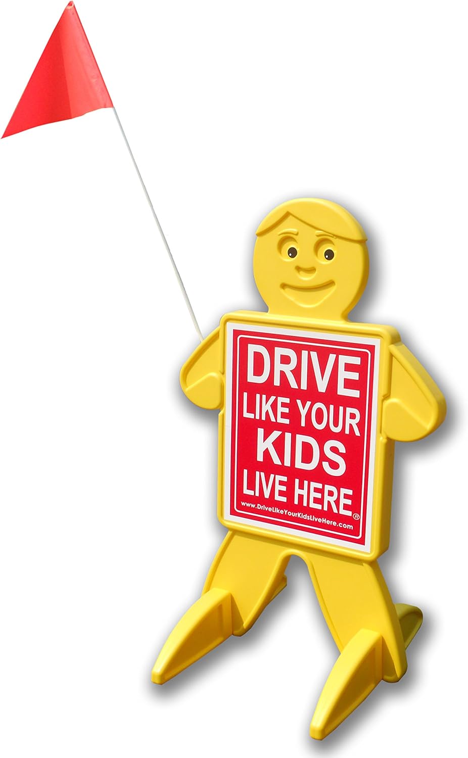 Pack of 2 Double Sided Durable Plastic Kid Caution Sign Q202574