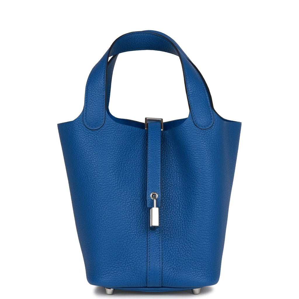 18 Clemence Leather Bucket Bag L47985