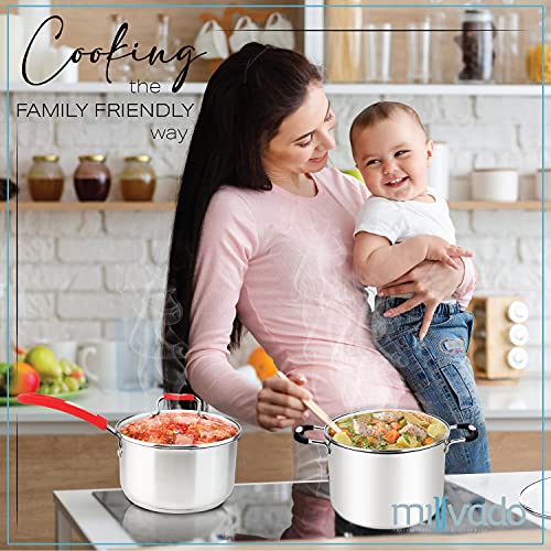 Stainless Steel Casserole Pot, 5 Quart Dutch Oven R9947