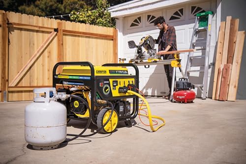 12,500-Watt Electric Start Tri Fuel Portable Generator G67291