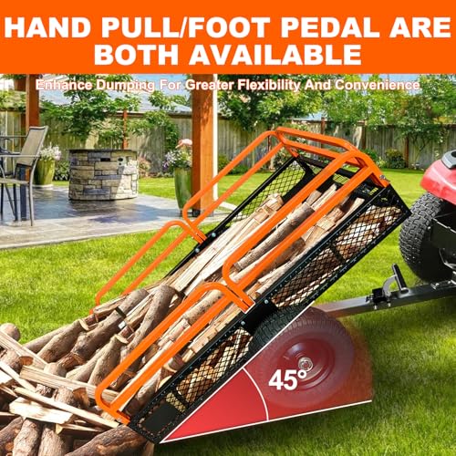 Heavy Duty Steel Utility Garden Cart with Removable Sides D60869