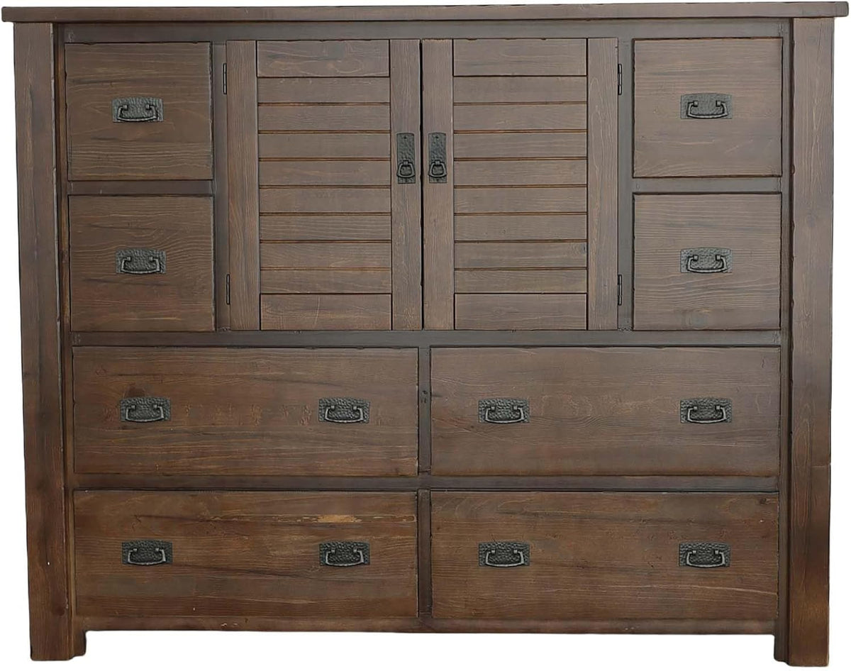Brown Trestlewood Dresser L42920