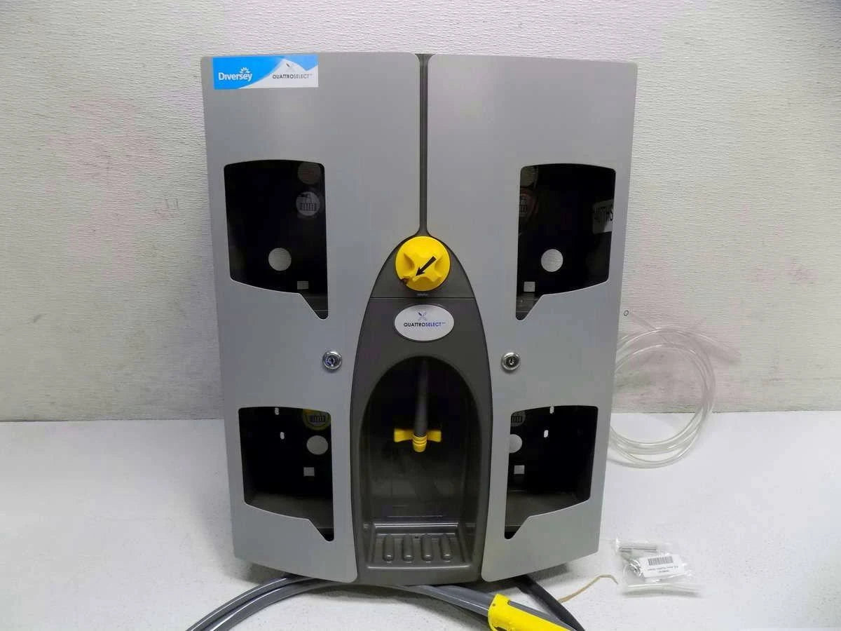 Wall Mount Cleaning Chemical Portion Dispenser, 4 Ports, 1.5 GPM X8112