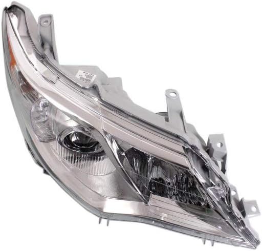 Halogen Headlight Assembly Pair for Toyota Camry 2012-2014 A115665