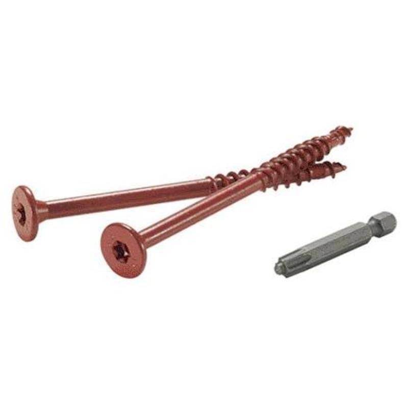 FlatLok Structural Wood Screws, 6x22 W97158