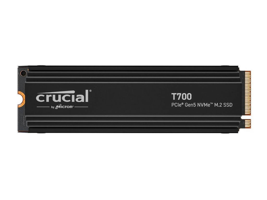 Crucial T700 GEN5 NVME SSD M.2 2280 W/ Heatsink 2TB PCI-Express 5.0 x4 TLC NAND Internal Solid State Drive S45924