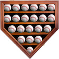 21 Baseball Ball Display Case Cabinet Wall Rack with Lockable M30626