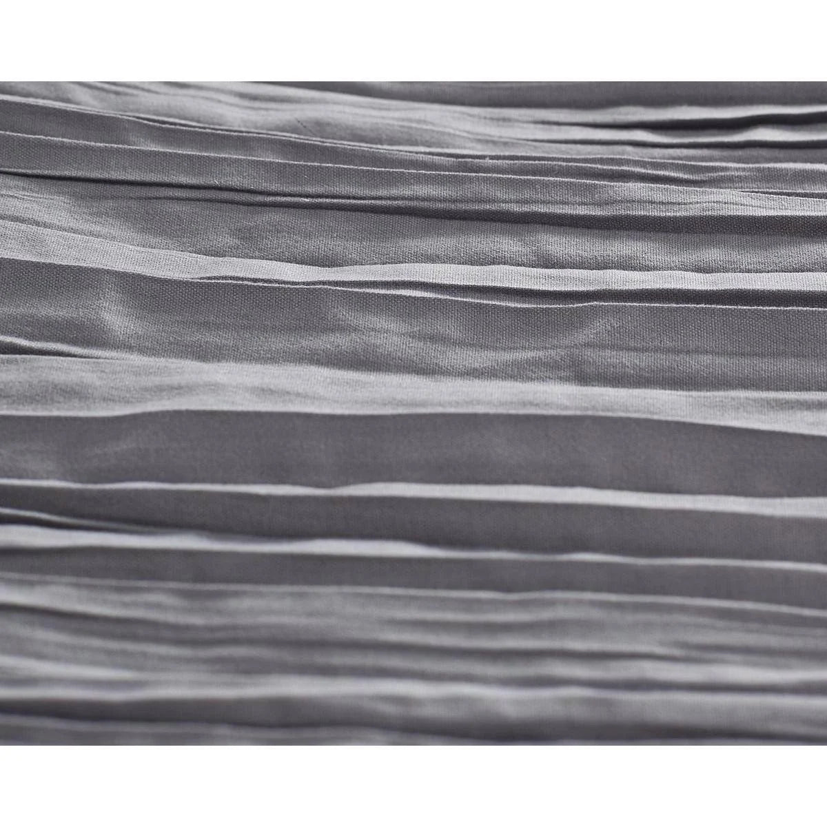 Dark Grey Crinkle 3PC Full/Queen B7091