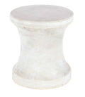 White Fiberclay Outdoor Accent Table O437