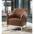 Brown PU Accent Chair N78912