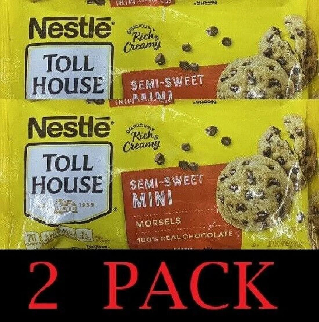 2x 10 oz Semi Sweet MINI Morsels Baking Chocolate Chips 2 PACK M794639