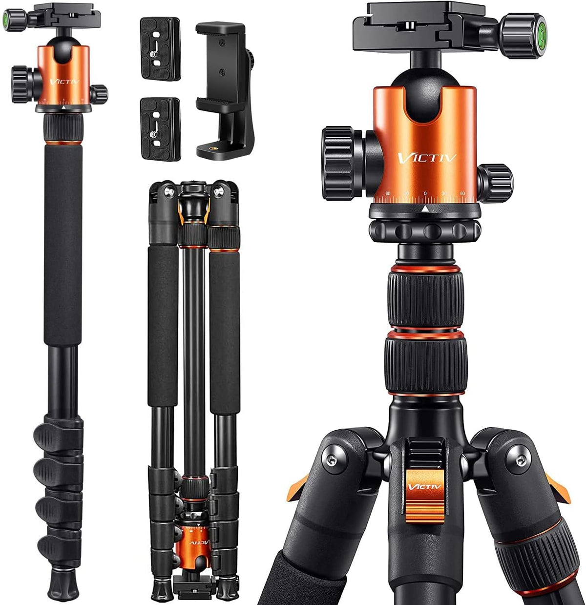 Aluminum Tripod with 360 Degree Ball Head X448921