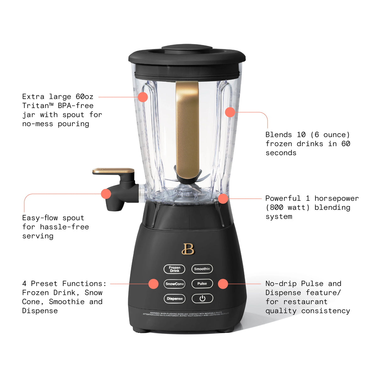 60 oz 4-Speed Frozen Drink Maker J340