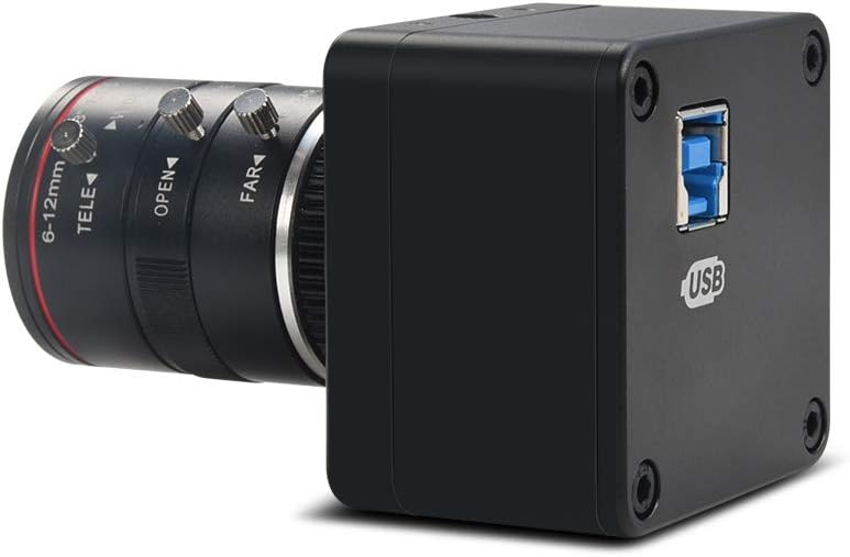4K USB Camera with 6-12mm Varifocal Manual Lens Webcam P66891