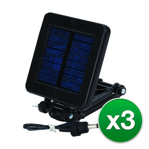Deluxe Solar Panel Retrofitted with Alligator Clips 6 Volt Panel (3-Pack) M46099