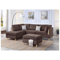 Chenille 3-Pc Sectional L799