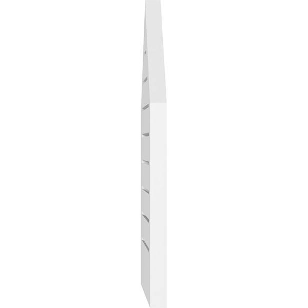 Peaked Top Surface Mount PVC Gable Vent D668