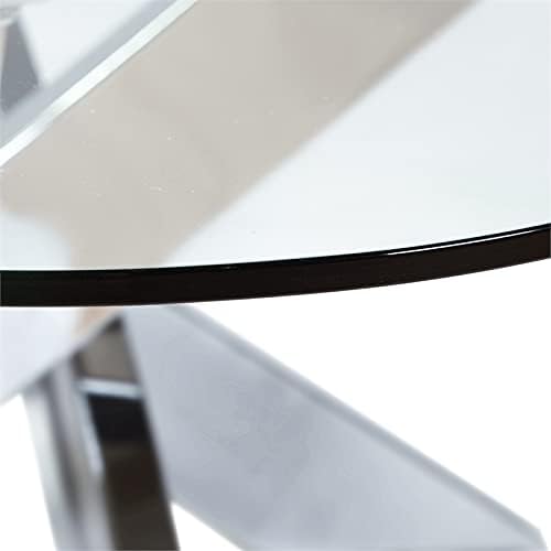 Chrome Metal Coffee Table U934
