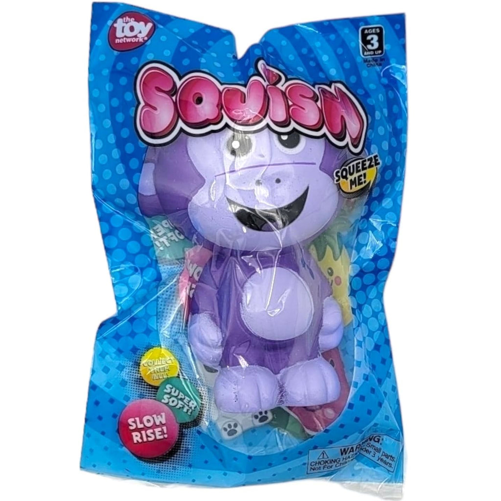 4 Pack Squish Monkey Stress Toy W305495