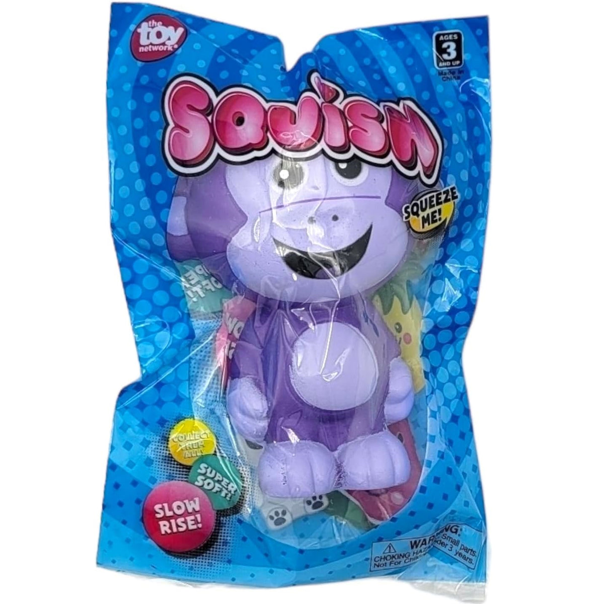4 Pack Squish Monkey Stress Toy W305495