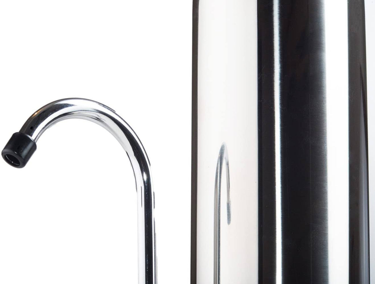 Stainless Steel Countertop Water Purifier Filter (.5 Micron Carbon Block) R287