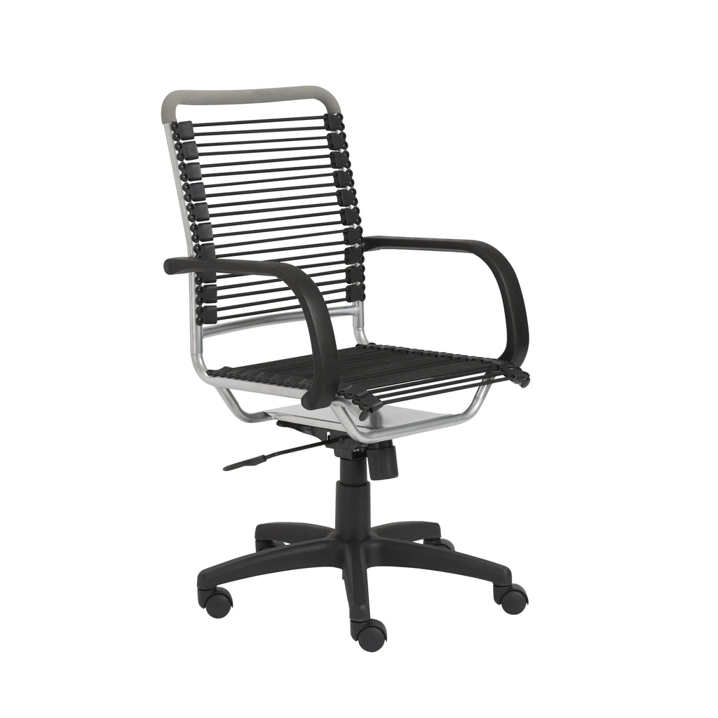 High Back Office Chair with Fixed Arm F624