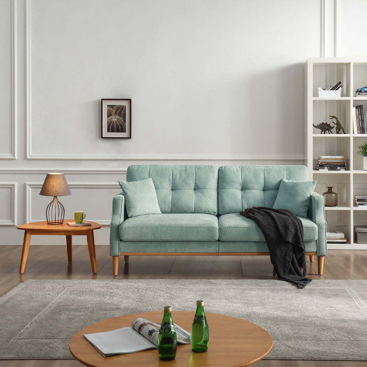3 Seater Sofa with Waterproof Fabric and USB Charge Port B7334