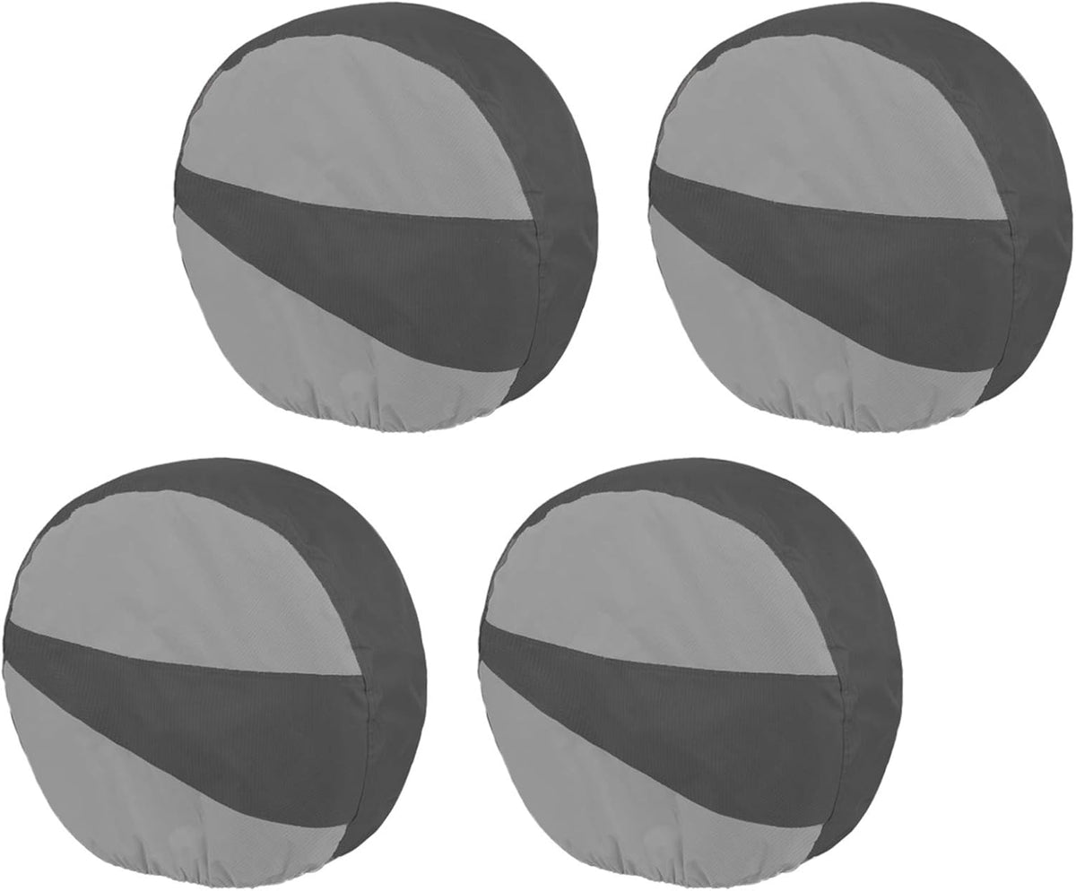 White Tire Covers 4 Pack for Truck SUV Trailer Camper RV S89437