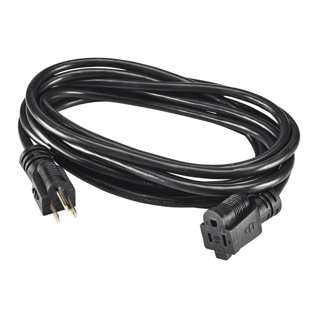 Black 15 ft. Indoor/Outdoor Extension Cord A6825