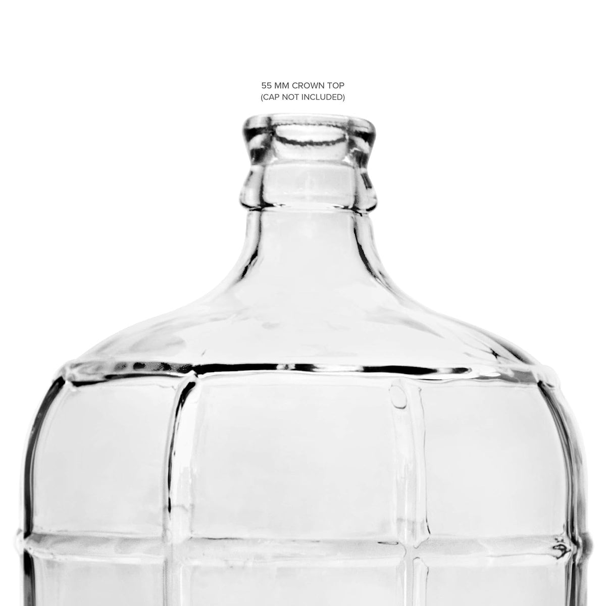 Clear Glass 3 Gallon Round Glass Carboy F579