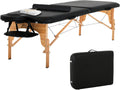 Portable 84 Inch 2 Folding Lightweight Massage Table with Carry Case M48918