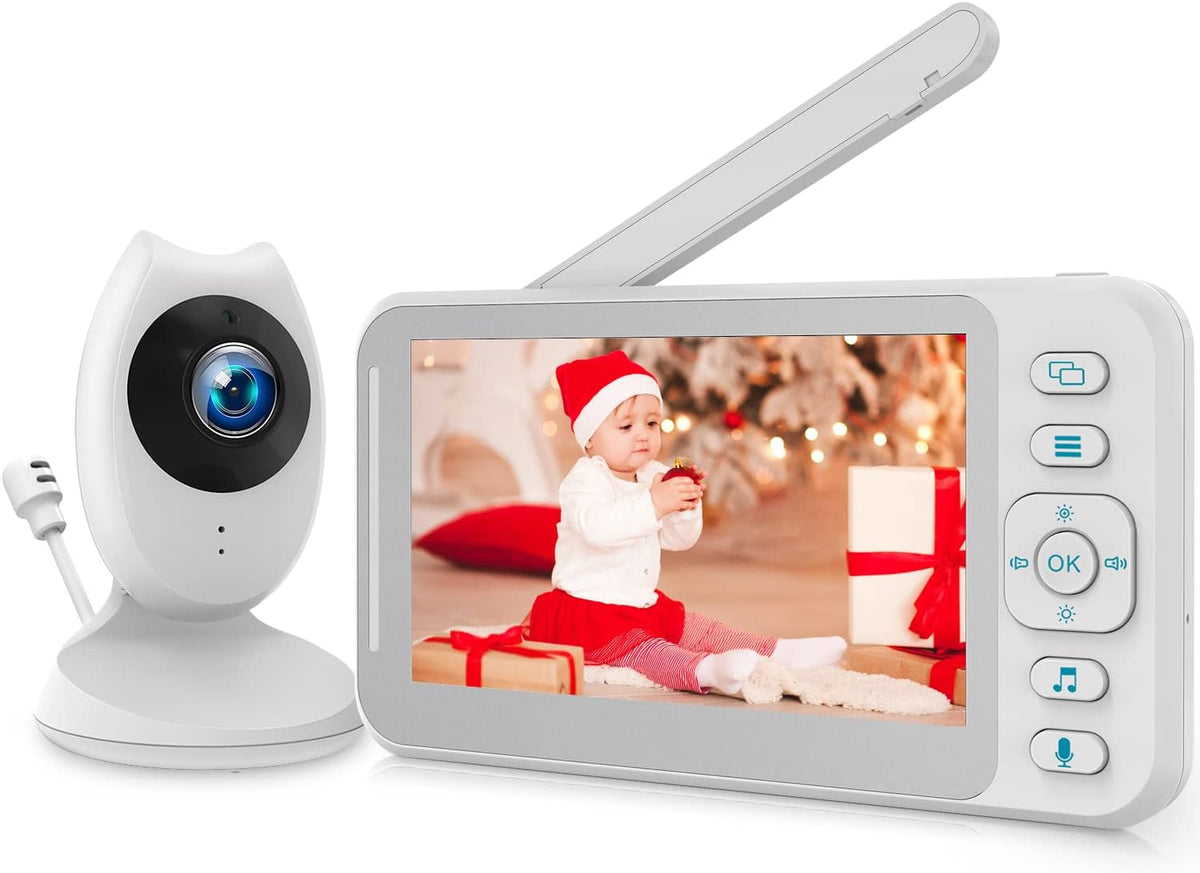 4.3 inch Video Baby Monitor with Night Vision and 2-Way Audio W319850