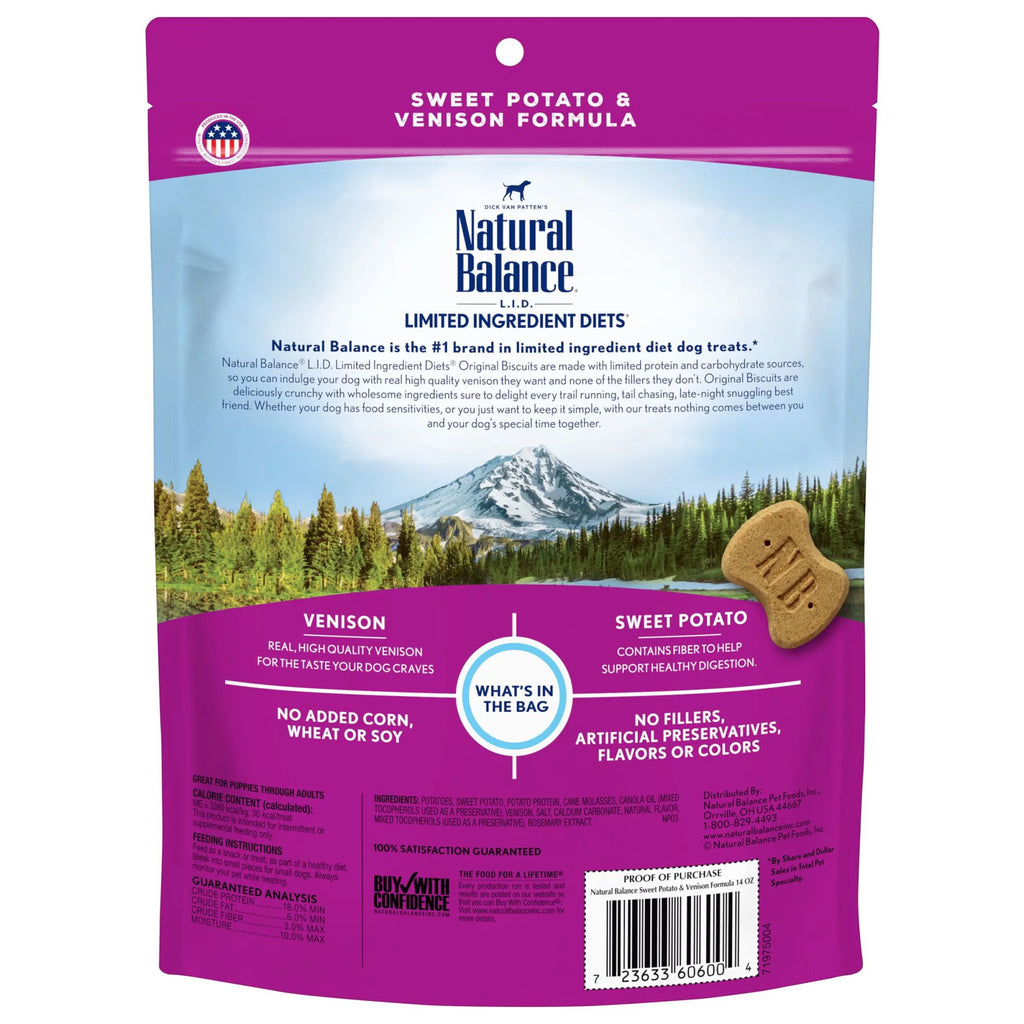 Sweet Potato & Venison Dry Dog Treats, 14-Ounce G7213