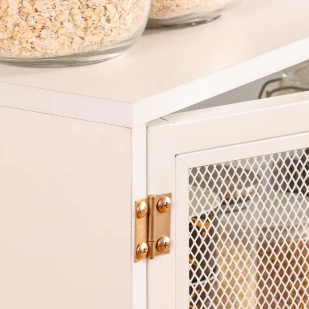 White Sideboard Buffet Cabinet with Storage I307059