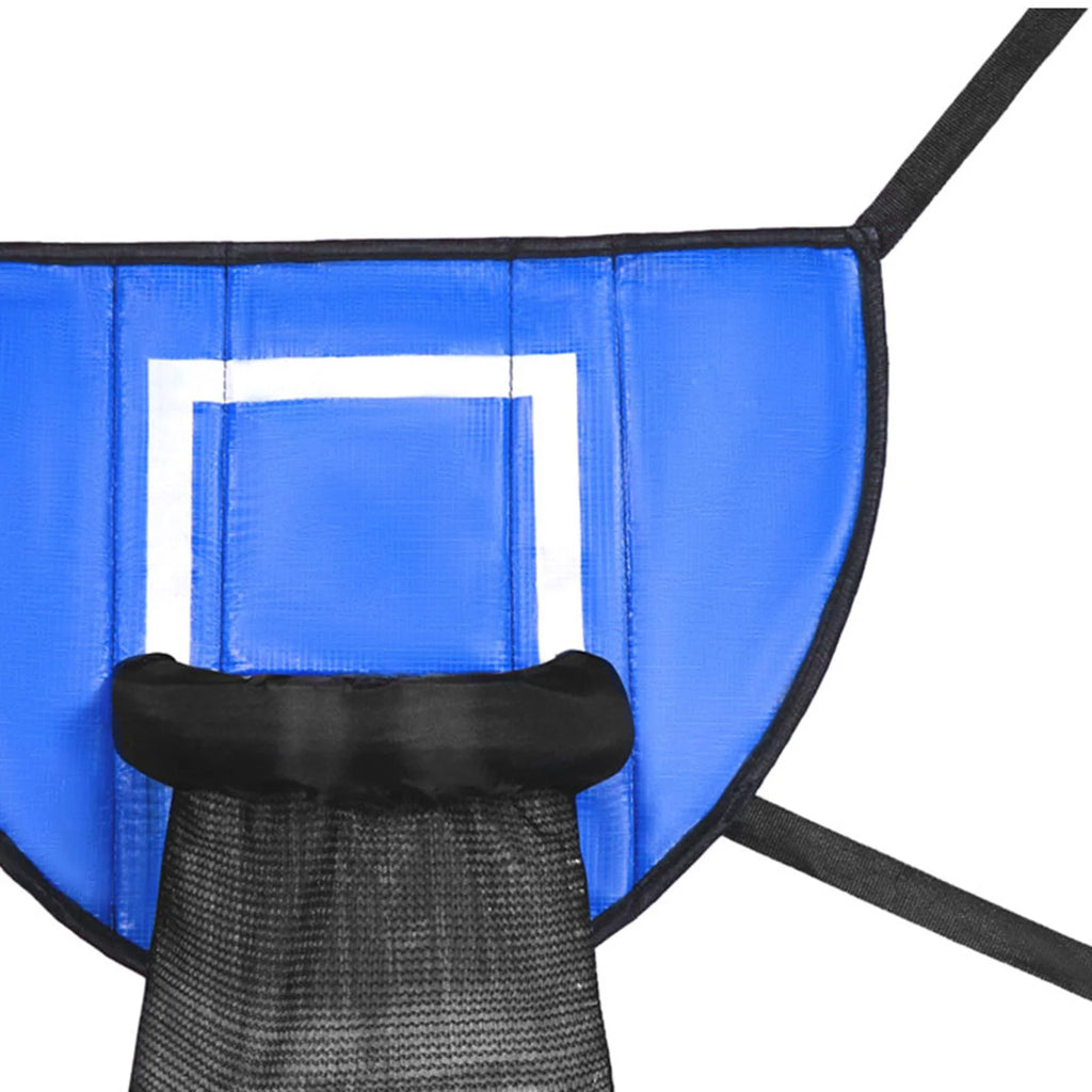 Blue 90x50cm Trampoline Basketball Hoop C64649