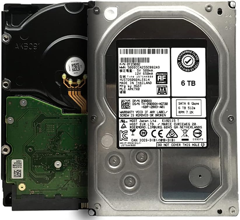 6TB 7200RPM 128MB Cache SATA 6Gb/s 3.5-inch Enterprise Hard Drive Pack of 2 E63874