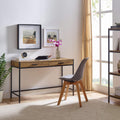 Brown Mahogany Writing Desk with 2 Drawers D7203