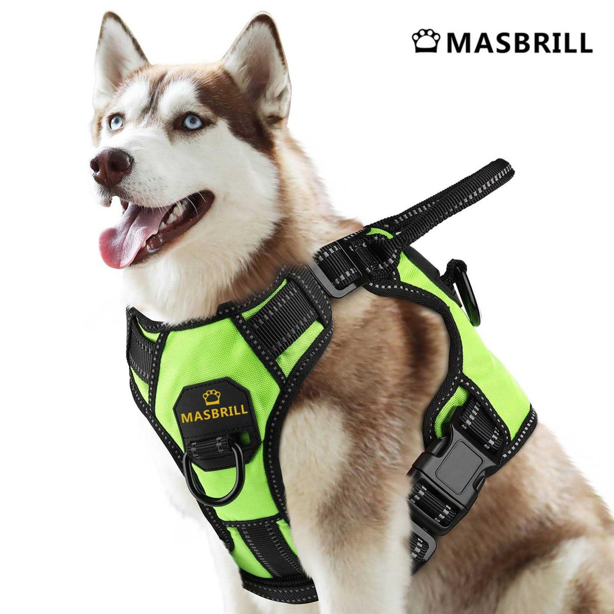 Reflective No Pull Dog Harness with Handle C4016