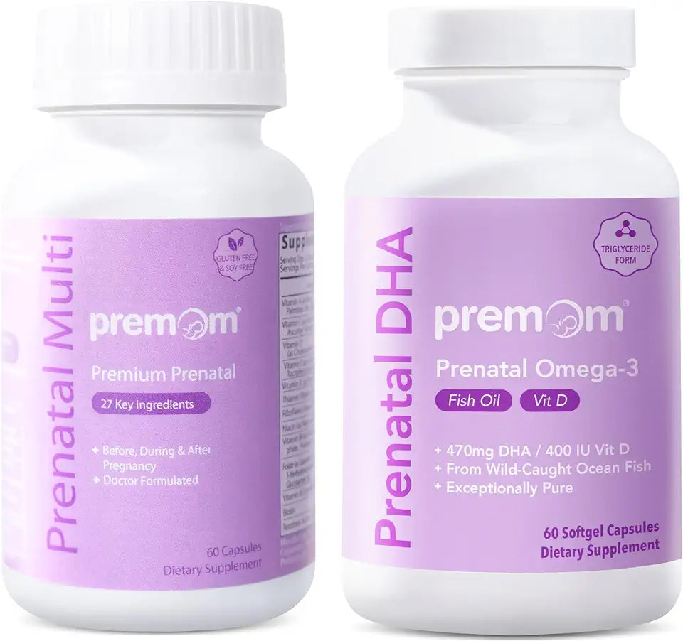 Prenatal DHA Fish Oil 470mg Omega 3 Vitamin Supplements L556812