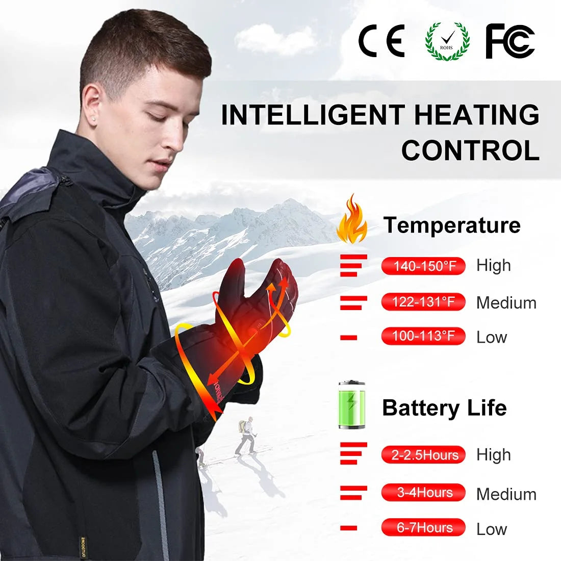 Rechargeable Electric Heated Gloves N44218