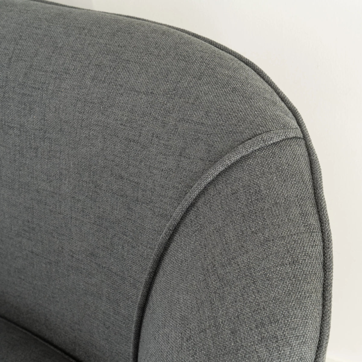 Dark Grey Fabric Loveseat A806