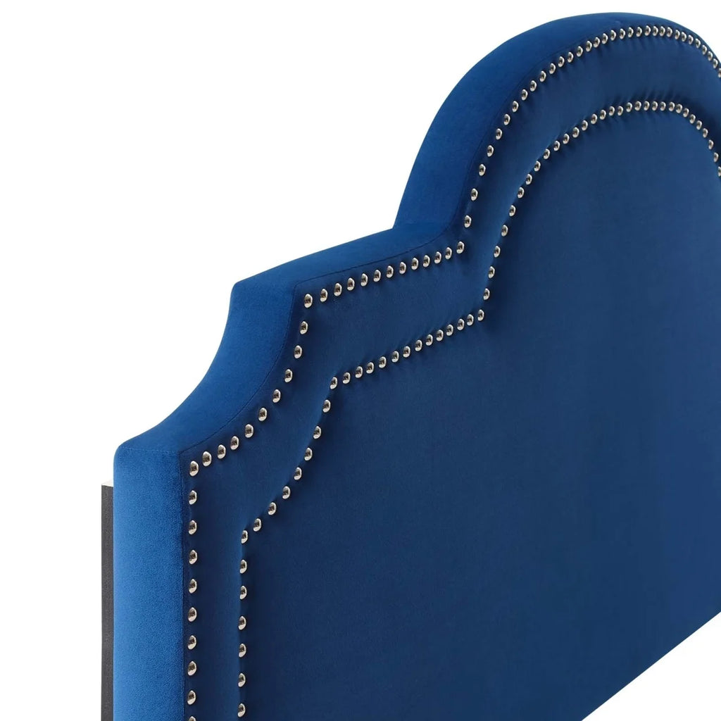 Performance Velvet Full or Queen Headboard Navy J659295