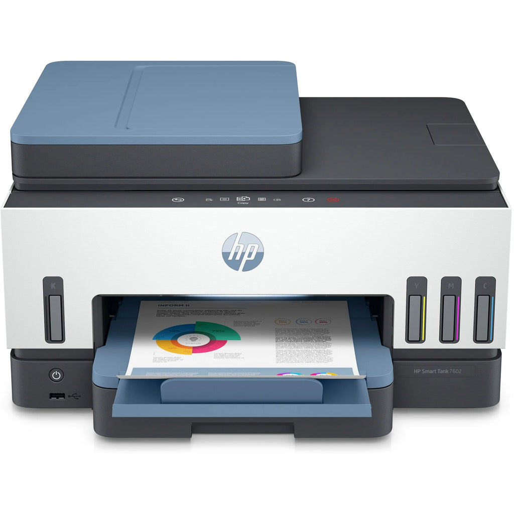 Smart Tank All-in-One InkJet Printer, Color Print, Copy, Scan F98357