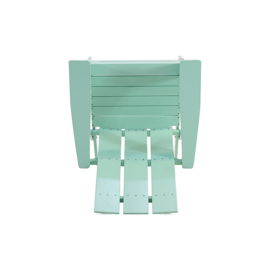 Light Mint Acacia Wood Foldable Adirondack Chair G2889