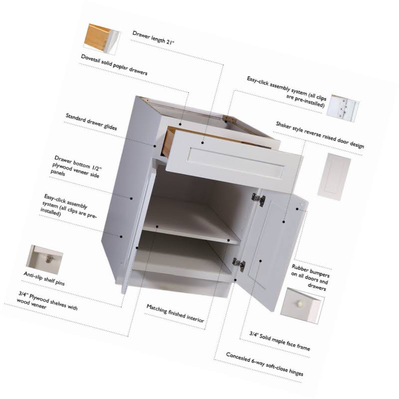 White Cabinet Crown Molding E2221