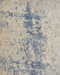 Beige Blue 9'6 x 12'6 Rug R22205