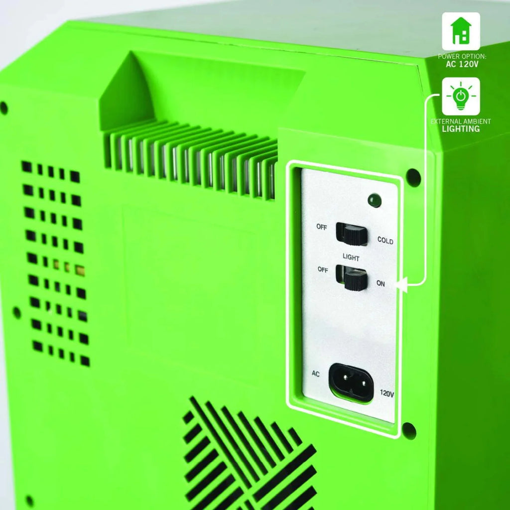 Minecraft Green Creeper Body 12 Can Mini Fridge 8L 2 Door J126