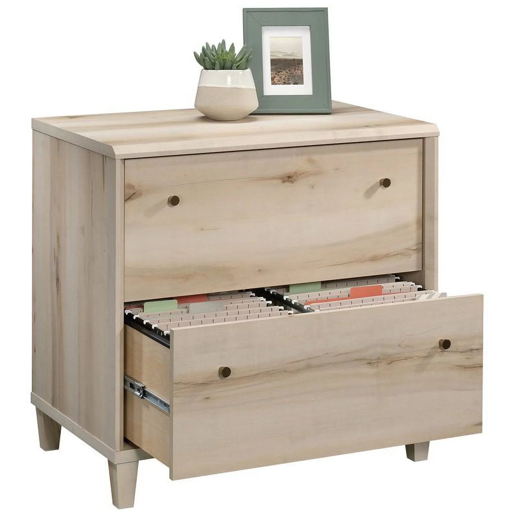 Contemporary Engineered Wood Lateral File Cabinet in Maple K401