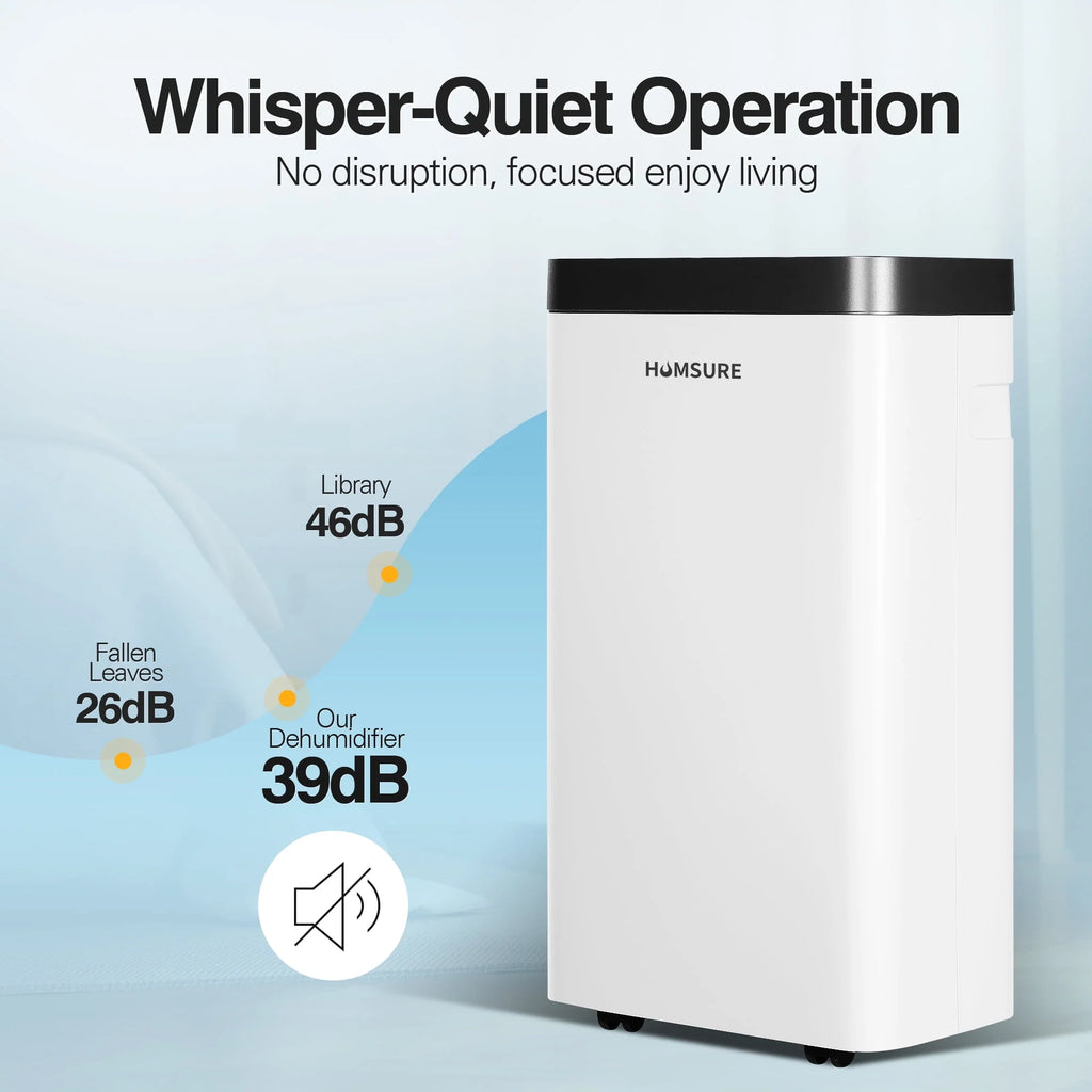 22 Pints Portable Dehumidifier with Drain Hose O349906