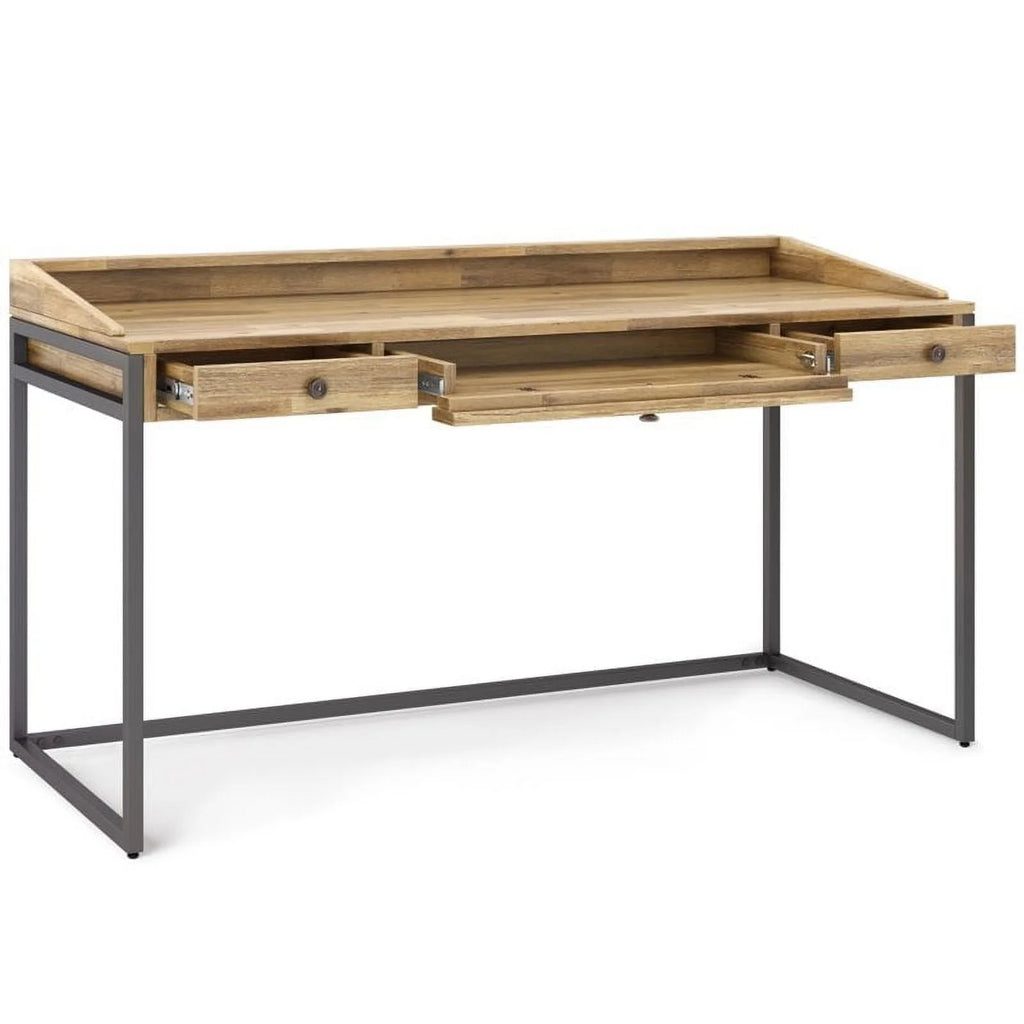 60" Solid Wood Modern Computer Desk Y688